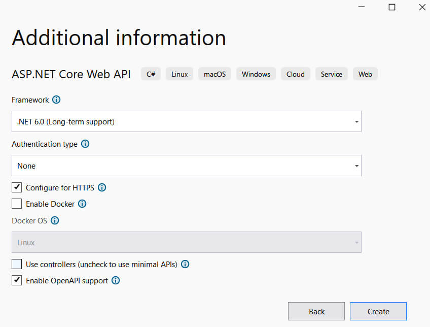 Figure_3.1 - Visual Studio scaffold