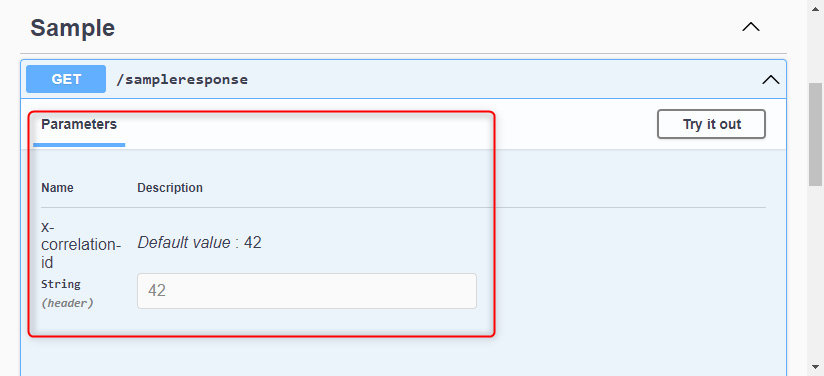 Figure 3.5 – API key section